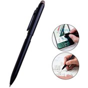 تصویر قلم لمسی 2 در 1 فلزی شیائومی Xiaomi Lampo metal gel pen touch stylus pen Xiaomi Lampo 2 in 1 metal gel pen pуcancancaneta touch stylus pen