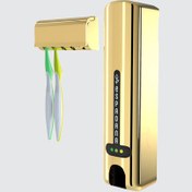 تصویر جا مسواکی و دستگاه خمیردندان اسپادانا رنگ طلایی (ارسال رایگان) 