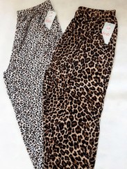 تصویر شلوار گیاهی نخ پنبه قواره دار طرح پلنگی برند LADY جدید 