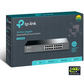 تصویر سوییچ شبکه 16 پورت TPLINK - SG1016 D سرعت 1000 گارانتی متم اف 