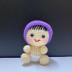 تصویر عروسک دستبافت نی نی ( نوزاد ) 