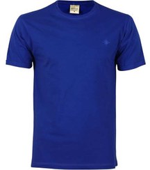 تصویر تی شرت مردانه آبی کاربنی ناوالس 