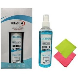 تصویر کیت تمیز کننده شمیم مدل SHAMIM P2024 حجم 250 میلی لیتر SHAMIM SCREEN CLEANER NEW 2024