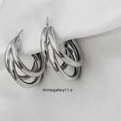 تصویر گوشواره سه حلقه ای 