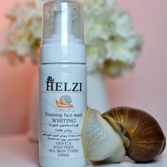 تصویر فوم شستشو صورت خاویار حلزون حلزی_ضد لک و روشن کننده WHITING & ANTI - SPOT _ HELZI SNAIL CAVIAR FOAMING FACE WASH