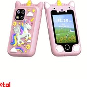 تصویر گوشی و دوربین هوشمند کودک مدل Z16S | صفحه‌نمایش لمسی و لنز دوگانه HD 