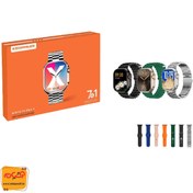 تصویر ساعت هوشمند KEQIWEAR مدل KW31 Ultra3 به همراه ۷ بند 