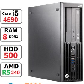 تصویر مینی کیس HP Z230 WorkStation SFF Core i5 4590 رم 8 گرافیک R5 