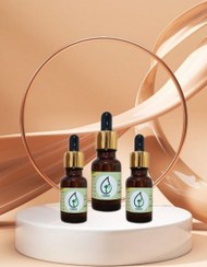 تصویر روغن درمانی پک 3عدد همراه با اشانتیون وی مکمل غذایی 