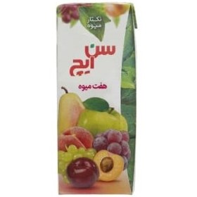 تصویر آبمیوه 200cc سن ایچ با طعم هفت میوه – بسته 36 عددی 