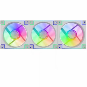 تصویر فن کیس GameMax RD300 - White - 3 in 1 