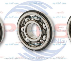 تصویر بلبرینگ بزرگ دنده زیرگیربکس پیکان، RD و ROA شماره 6305 NR برند پلاس ball bearing 6305 NR PLUS