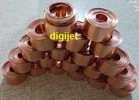 تصویر ورق مس سایز ۵ در ۶۰ سانتیمتر ضخامت یک دهم 