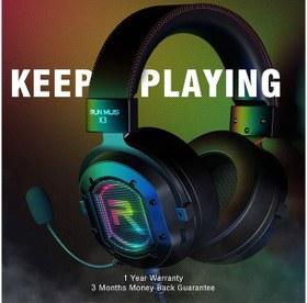 تصویر هدست گیمینگ رانموس K3 RGB 7.1 RUN MUS K3 RGB 7.1 Gaming Headset