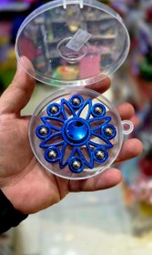 تصویر فیجت اسپینر ضد استرس فلزی در ۴ رنگ - آبی 