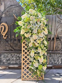 تصویر تاج گل شبکه ای کد104 