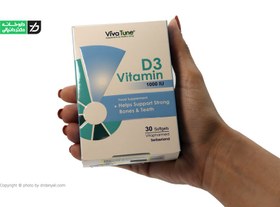 تصویر سافت ژل ویتامین د3 1000 واحد 30 عددی ویوا تیون Vitamin D3 1000 IU 30 VivaTune