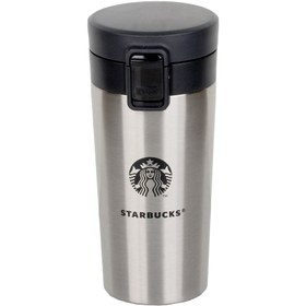 تصویر تراول ماگ قفل دار مدل کافی لایف ظرفیت 500 میلی لیتر travel mug 500 ml coffee life