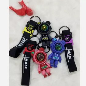 تصویر جاکلیدی و جاسوئیچی سیلیکونی فضانوردان Astronauts silicone keychains and keys