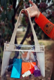 تصویر کیف شفاف 0011 "مژان" Transparent bag 0011 mozhan