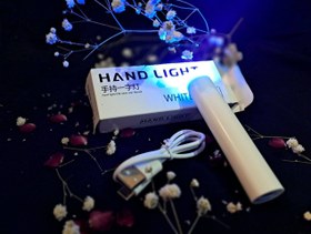 تصویر دستگاه یووی قلمی (شارژی) کوچک - سبز hand light uvled