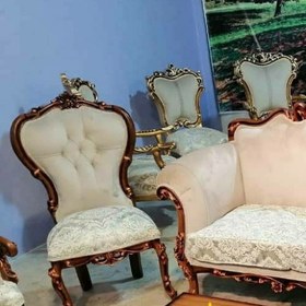 تصویر مبل بسیار ظریف و کمجا مدل ونیزا 