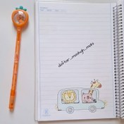 تصویر دفتر سیمی فانتزی- 40 برگ 