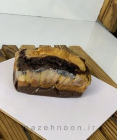 تصویر کیک ماربل براونی کافی شاپی 