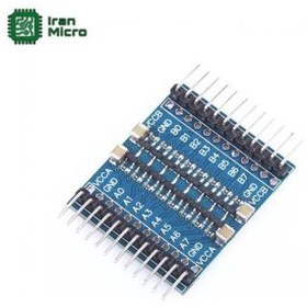 تصویر ماژول تطبیق ولتاژ 8 کاناله مخصوص رزبری پای RASPBERRY PI 8-CH LEVEL MODULE 