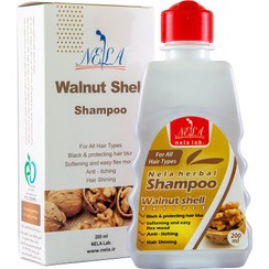 تصویر شامپو رفع سفیدی مو گردو نلا 