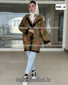 تصویر مانتو سنتی ترکمن 