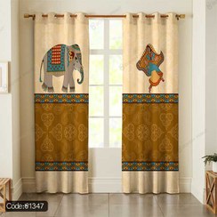 تصویر پرده پانچ زن هندی کد 1347 