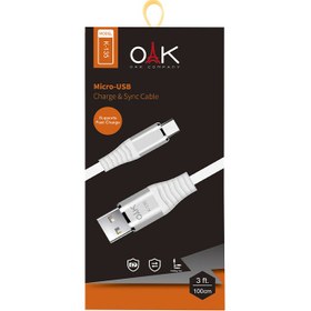 تصویر خرید + قیمت کابل شارژ میکرو (Micro-usb) OAK مدل K-135 