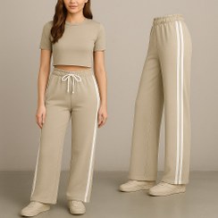 تصویر شلوار نیم بگ تریکو (باشگاهی / بیرون پوش ) 