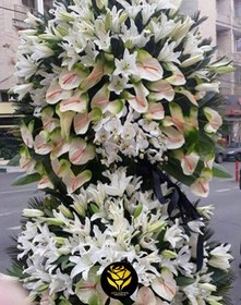 تصویر پایه گل ختم دو طبقه کد 106 