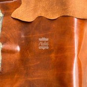 تصویر چرم گاوی روستیک الوان عسلی 