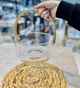 تصویر ظرف چند منظوره پیرکس دسته بامبو /pa78 