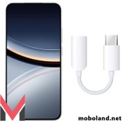 تصویر مبدل تایپ سی به جک صدا شیائومی پوکو Poco F7 