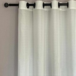 تصویر پرده آماده مخمل کالیفرنیا سایز ۲۸۰×۱۴۰ رنگ طوسی روشن 