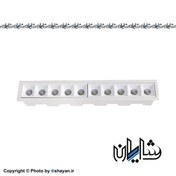 تصویر چراغ دکوراتیو ال ای دی نمانور 20 وات سری LD2010 namanoor-LED Decorative LD2010-10*2W-20 Watt