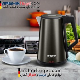 تصویر کتری برقی عرشیا مدل EK133 2722 ARSHIA EK133-2722 Electric Kettle Black