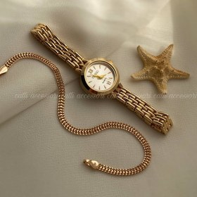 تصویر ساعت فنسی حصیری 