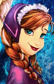 تصویر afrand machine carpet kids, Elsa and Anna design, code 119 