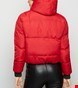 تصویر کاپشن زنانه نیولوک (انگلستان) Blue Vanilla Red Hooded Cropped Puffer Jacket 