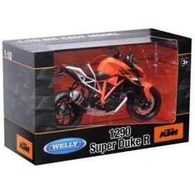 تصویر ماکت موتورسیکلت -KTM 1290 SUPER DUKE R 1-10 SCALE DIECAST BY WELLY 