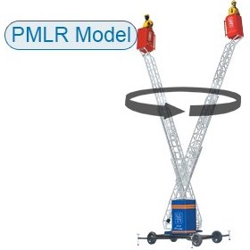 تصویر نردبان کشویی چرخشی 