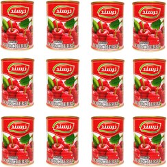 تصویر کمپوت آلبالو خرسند وزن ۳۷۰ گرم 