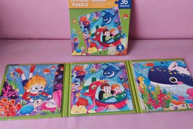 تصویر پازل مگنتی - دنیای زیر دریا 