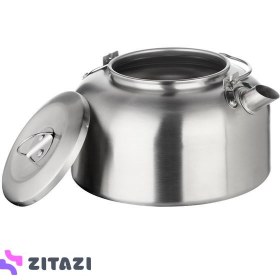 تصویر کتری استیل کچوا Quechua Teapot / Kettle - Stainless Steel - 1 L - Camping - MH500 