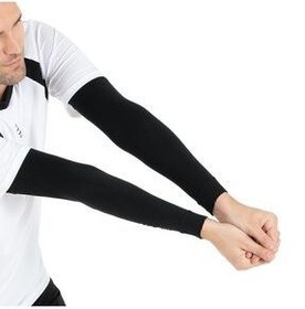 تصویر زانو بند والیبال مشکی دکتلون 